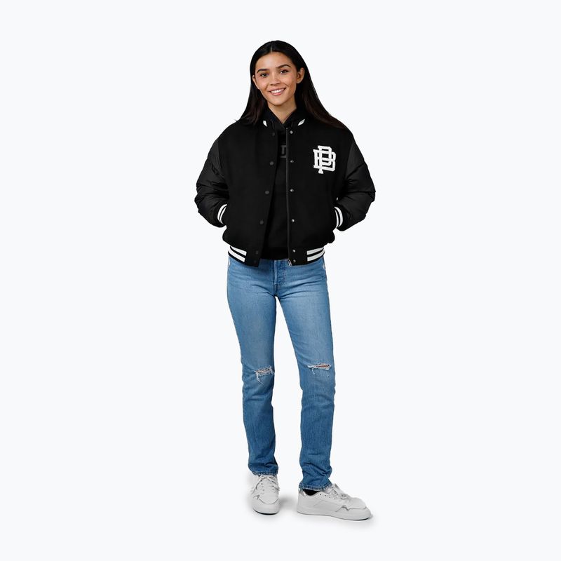 Pitbull Buena Gesteppte Varsity Damenjacke schwarz 2