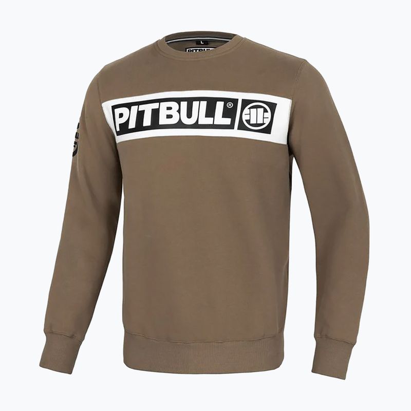 Sweatshrit Herren Pitbull Sherwood Crewneck brown 6