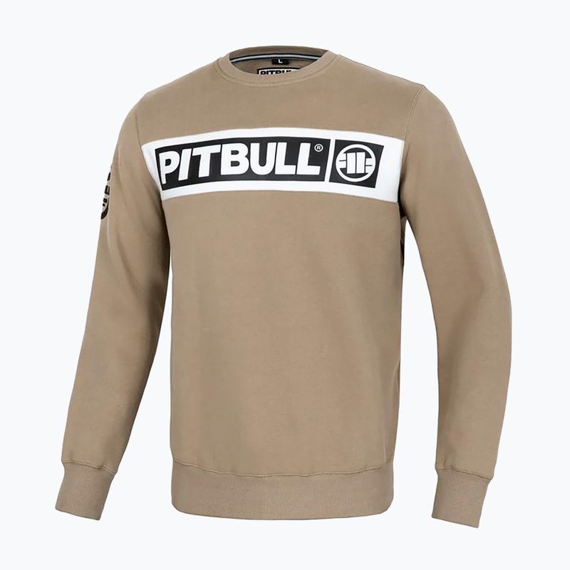 Sweatshrit Herren Pitbull Sherwood Crewneck pale sand 5