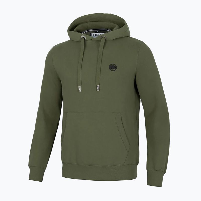 Hoodie Herren Pitbull Small Logo Hooded dark olive 5