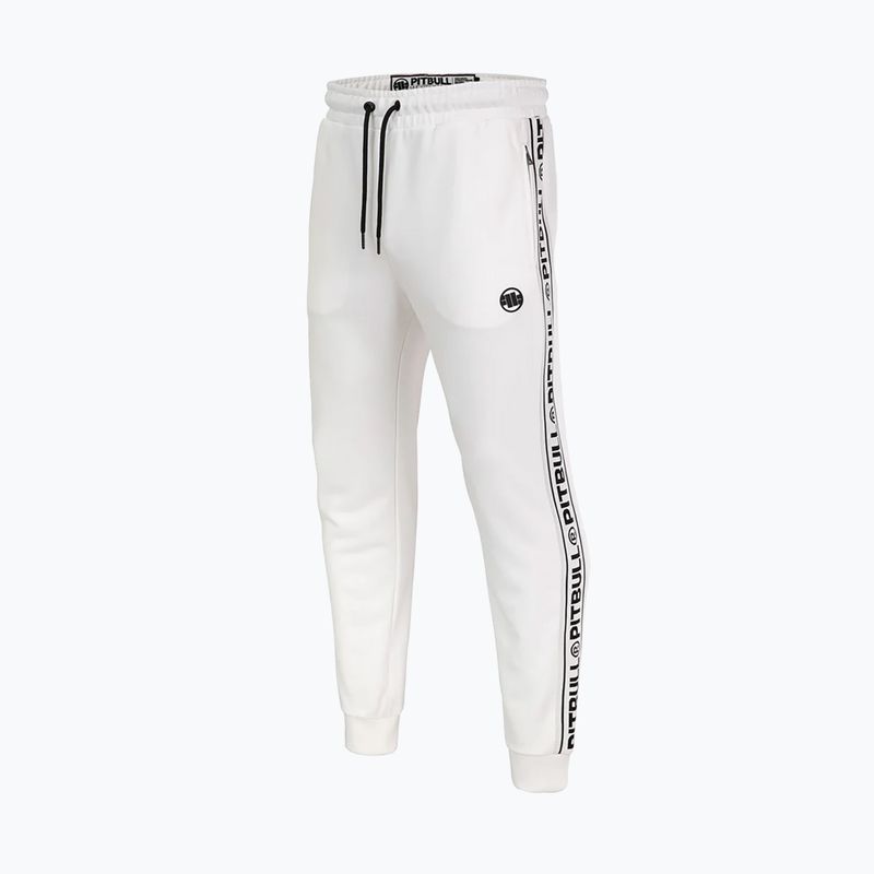 Hose Herren Pitbull Trackpants Tape Logo Terry Group off white 5