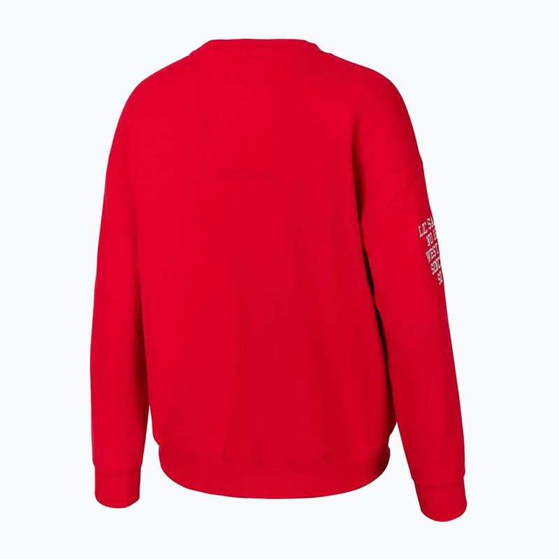 Damen Sweatshirt Pullover Pitbull Tyrian Crewneck red 2