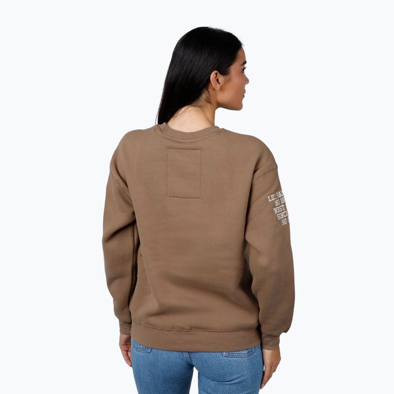 Damen Sweatshirt Pullover Pitbull Tyrian Crewneck coyote brown 3