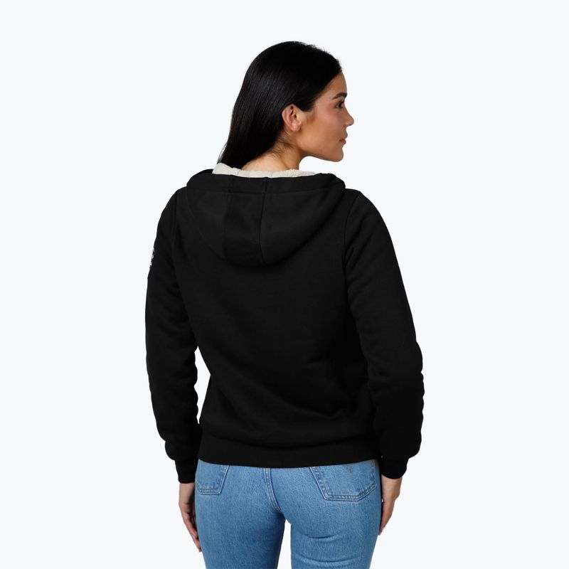 Damen Hoodie Pullover Pitbull Sherpa Ruffina Hooded Zip black 2