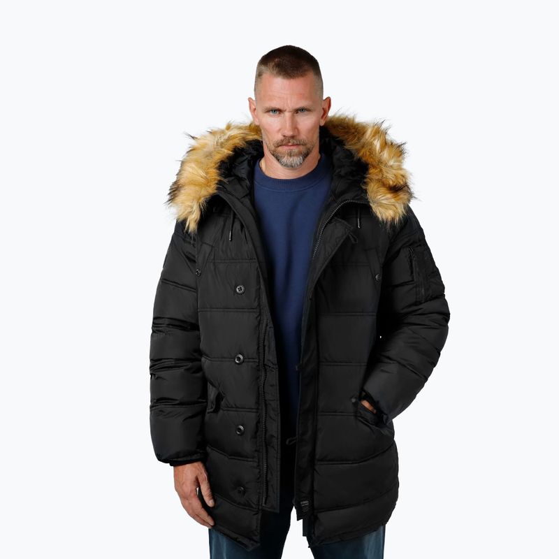 Herren Winterjacke Pitbull Kingston 2 Parka black 4