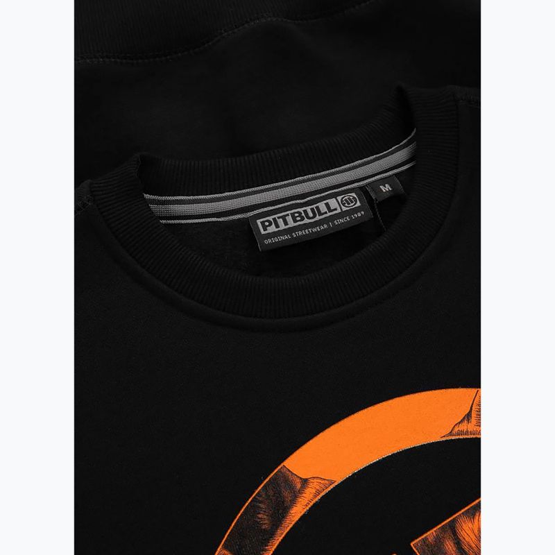 Herren Pitbull West Coast Crewneck Sweatshirt Orange Hund 24 schwarz 3