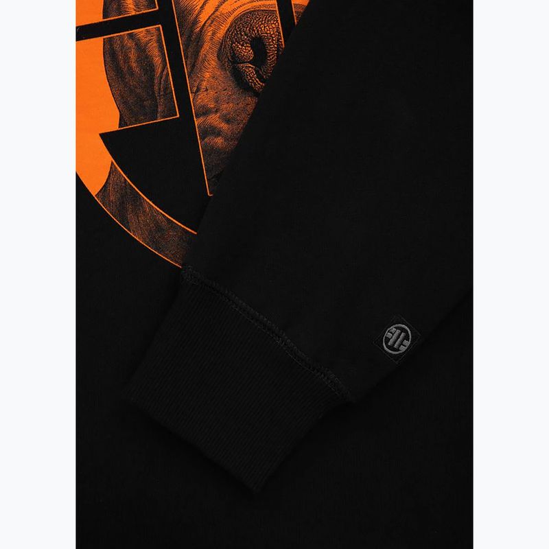 Herren Pitbull West Coast Crewneck Sweatshirt Orange Hund 24 schwarz 6