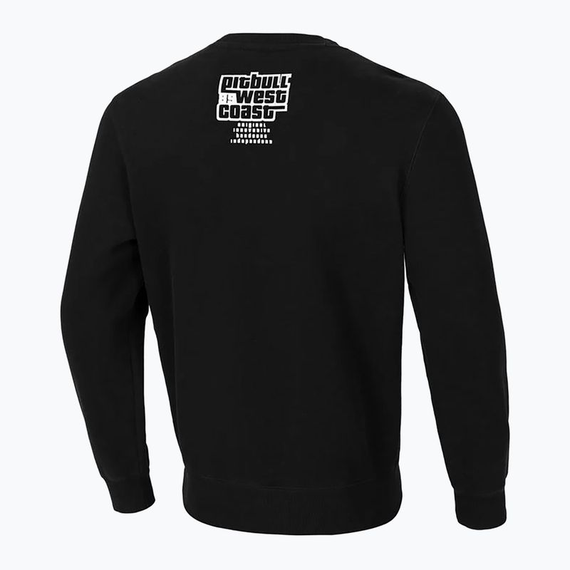 Herren Pitbull West Coast Crewneck Sweatshirt Most Wanted schwarz 2