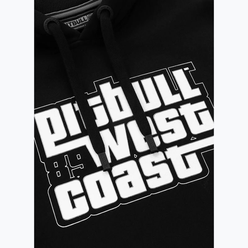 Herren Pitbull West Coast Hooded Most Wanted Sweatshirt schwarz 3