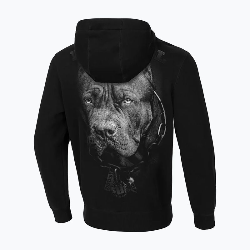 Hoodie Herren Pitbull Hooded Born In 1989 black 2