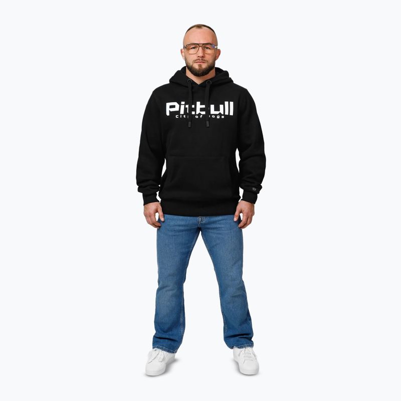Sweatshirt Hoodie Herren Pitbull Hooded City Of Dogs black 2