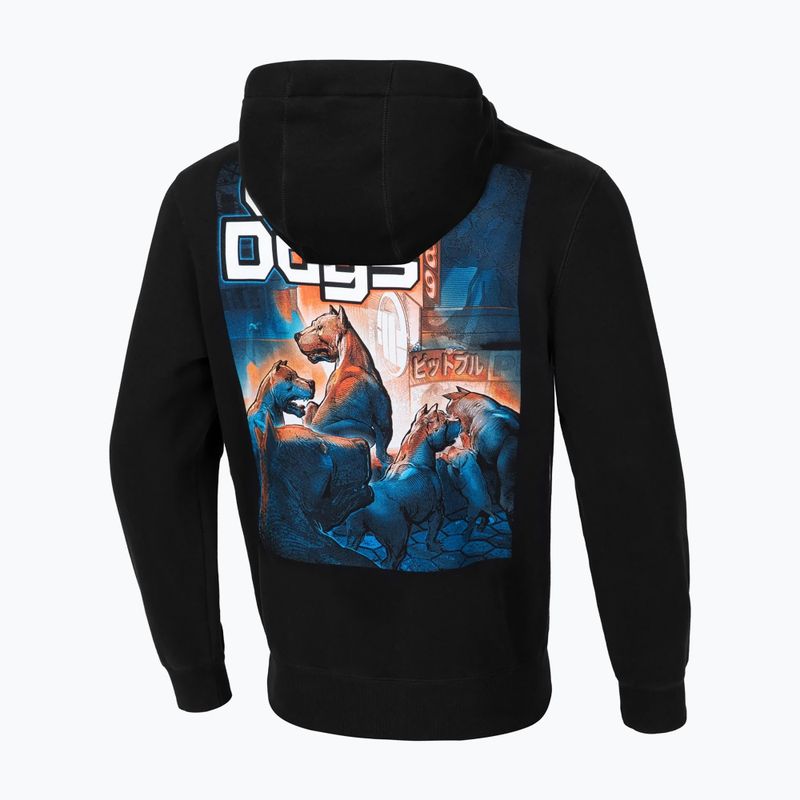 Sweatshirt Hoodie Herren Pitbull Hooded City Of Dogs black 5