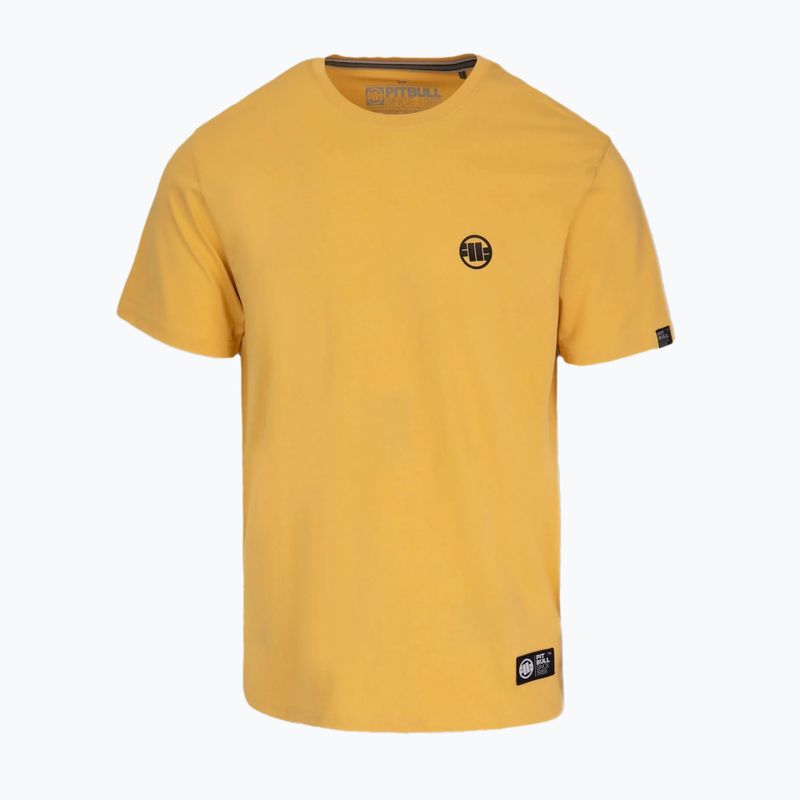 Shirt Herren Pitbull Small Logo pale yellow 4