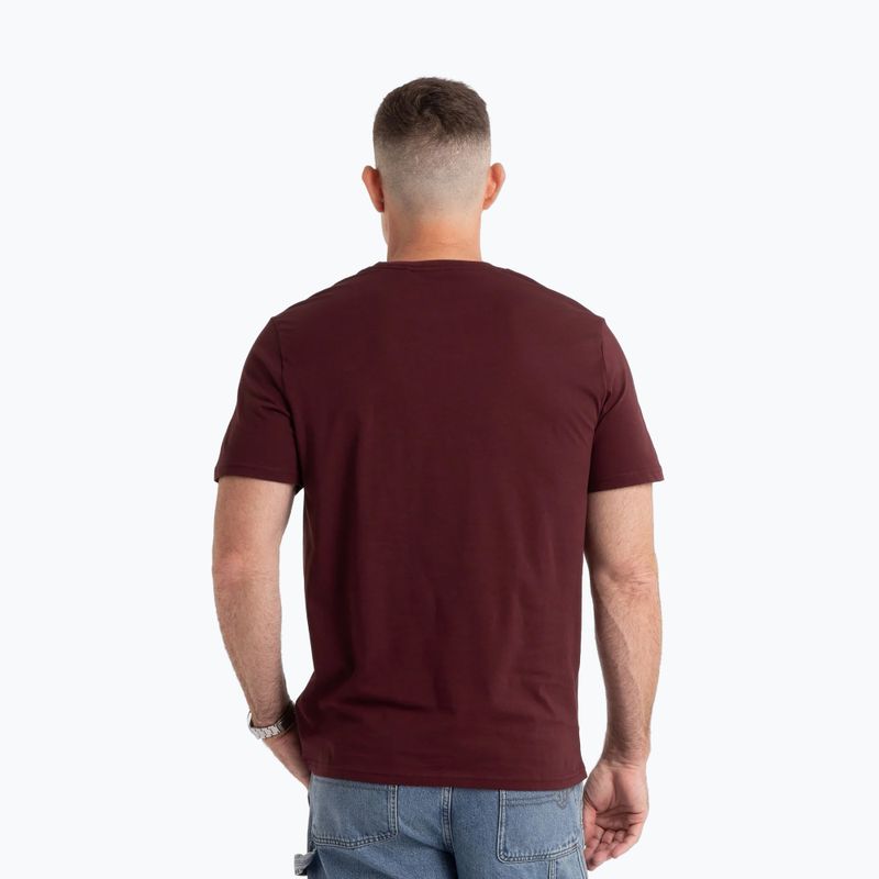 Shirt Herren Pitbull Small Logo dark burgundy 3