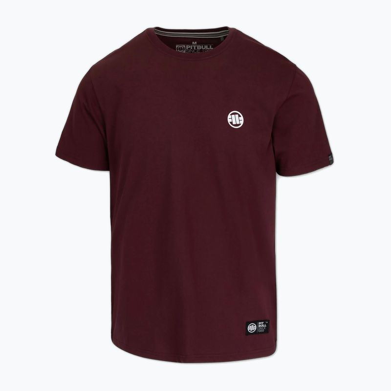 Shirt Herren Pitbull Small Logo dark burgundy 4