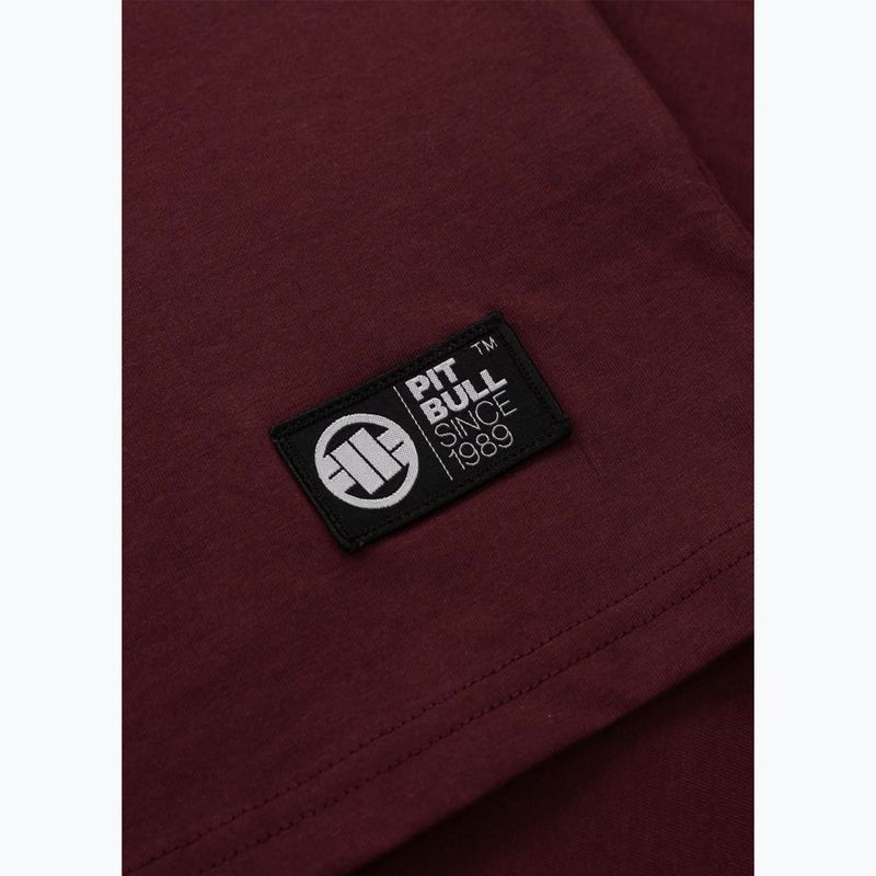 Shirt Herren Pitbull Small Logo dark burgundy 9