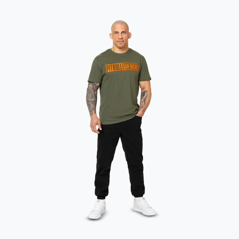 Pitbull Eighty Nine Dog Herren-T-Shirt dunkel oliv 2