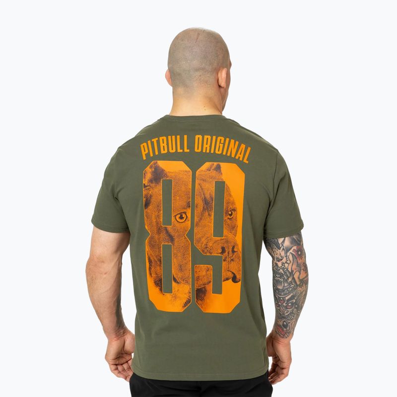 Pitbull Eighty Nine Dog Herren-T-Shirt dunkel oliv 3