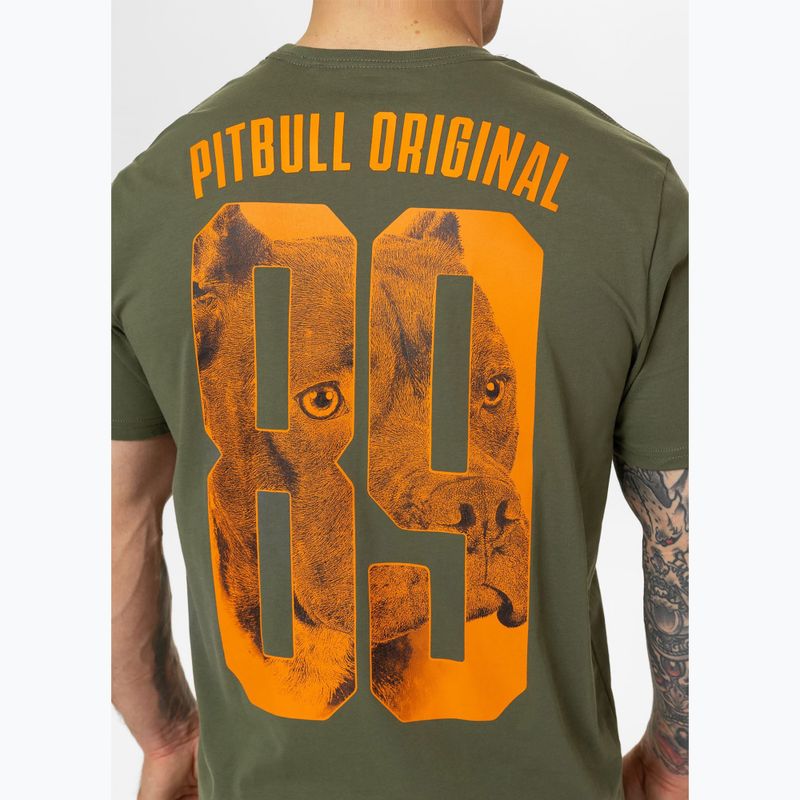 Pitbull Eighty Nine Dog Herren-T-Shirt dunkel oliv 4