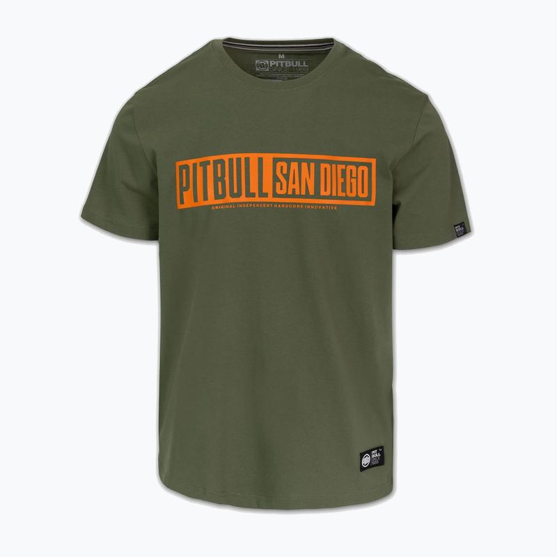 Pitbull Eighty Nine Dog Herren-T-Shirt dunkel oliv 5