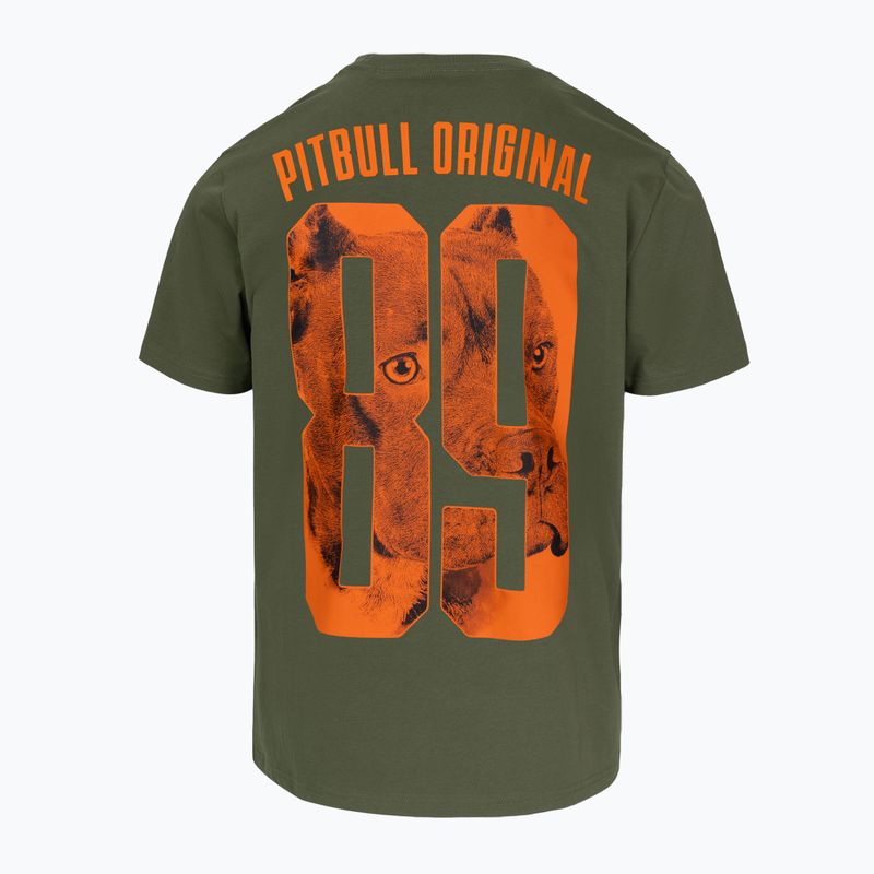 Pitbull Eighty Nine Dog Herren-T-Shirt dunkel oliv