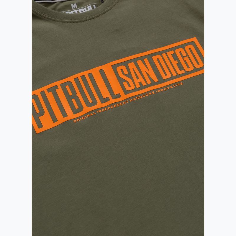 Pitbull Eighty Nine Dog Herren-T-Shirt dunkel oliv 3