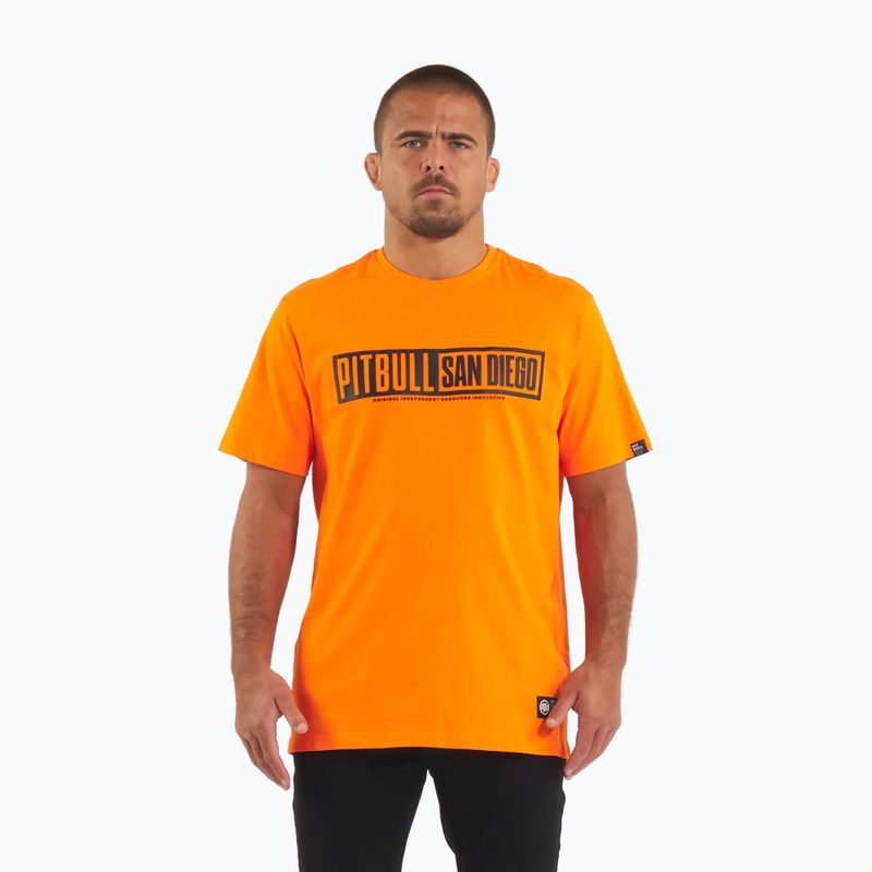 Pitbull Eighty Nine Hund Herren-T-Shirt orange