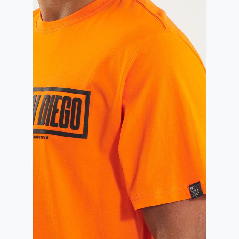 Pitbull Eighty Nine Hund Herren-T-Shirt orange 7