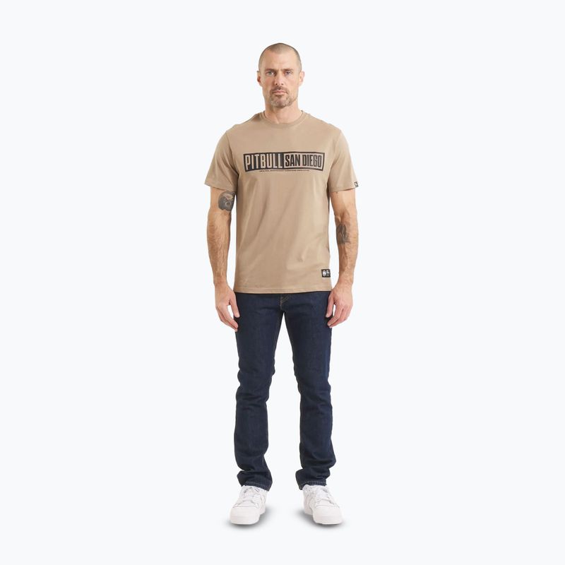 Pitbull Eighty Nine Dog dunkelsand Herren-T-Shirt 2