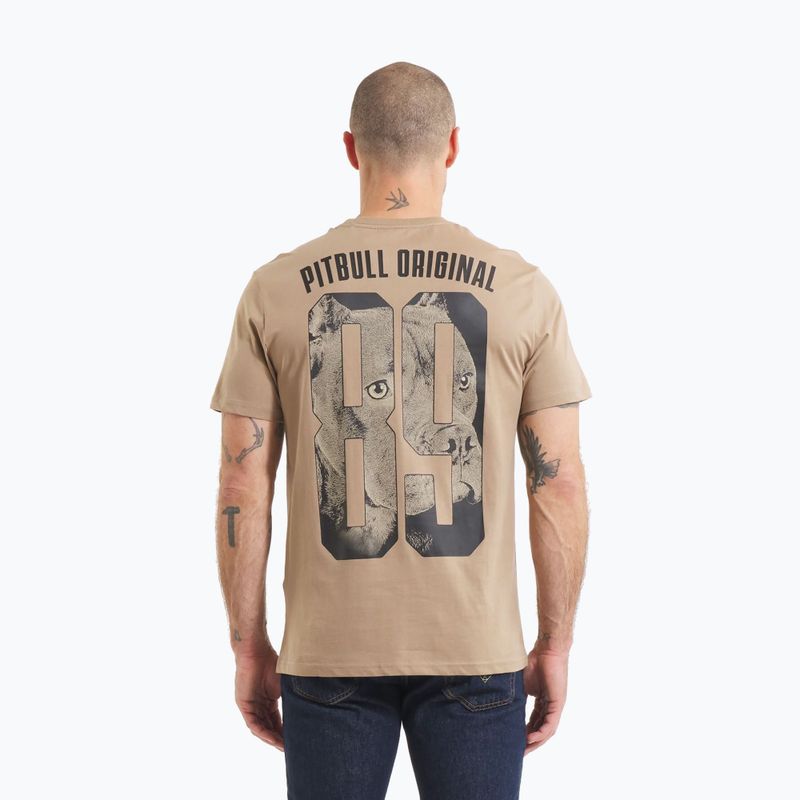 Pitbull Eighty Nine Dog dunkelsand Herren-T-Shirt 3