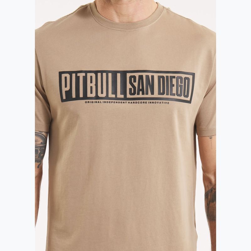 Pitbull Eighty Nine Dog dunkelsand Herren-T-Shirt 4