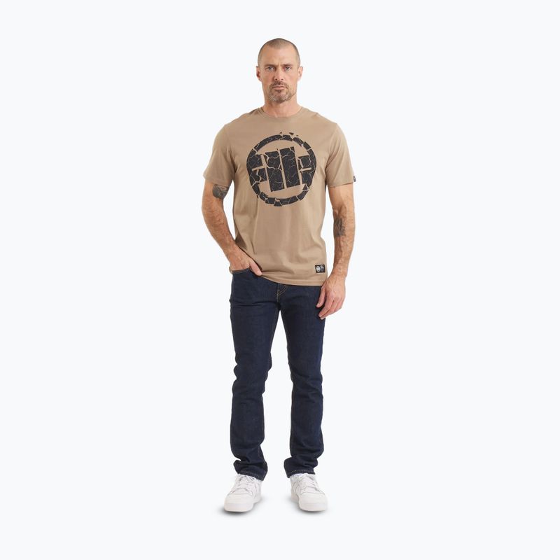 Shirt Herren Pitbull Scratch dark sand 2