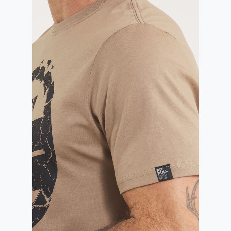 Shirt Herren Pitbull Scratch dark sand 5