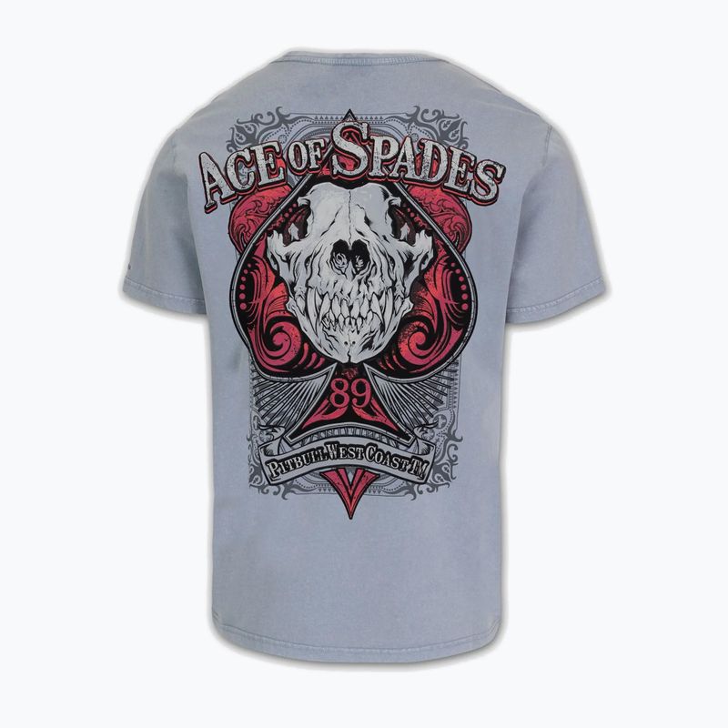 Pitbull Ace Of Spades Herren-T-Shirt blau 5