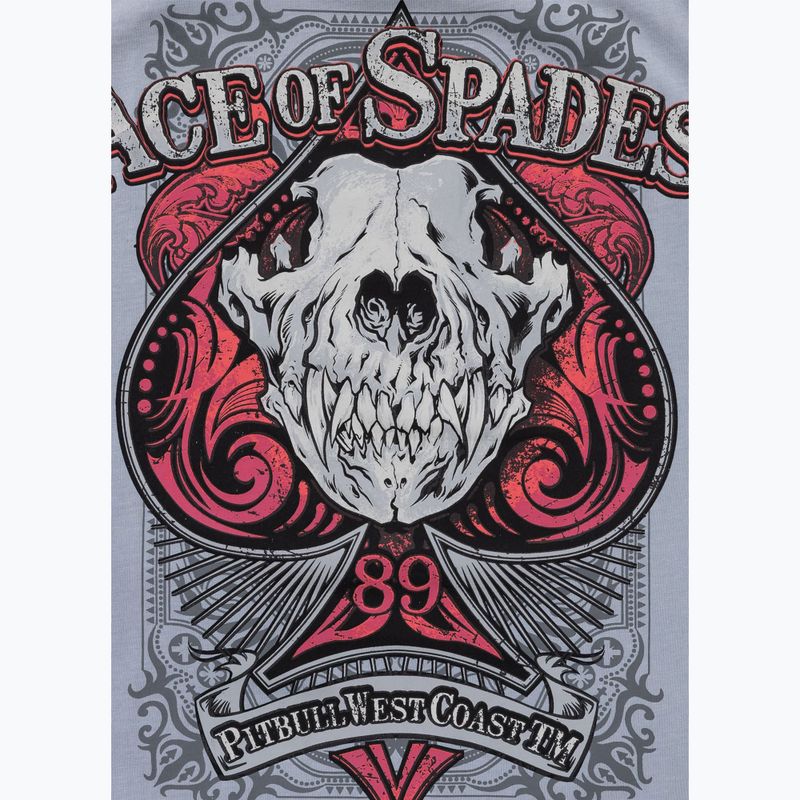 Pitbull Ace Of Spades Herren-T-Shirt blau 8