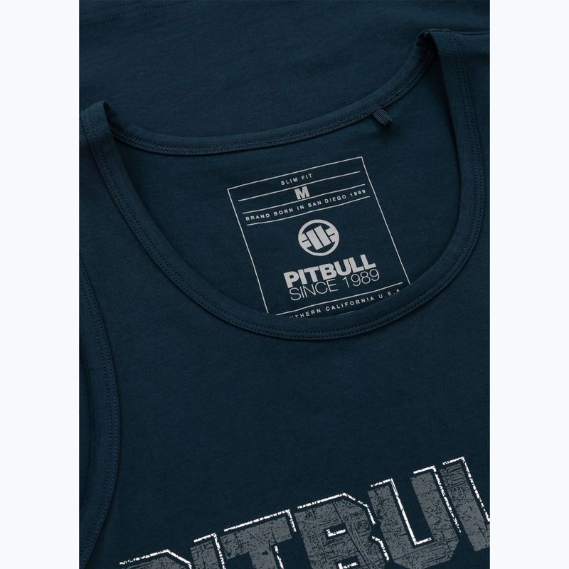 Pitbull Dog 89 dark navy Herren Tank Top 6
