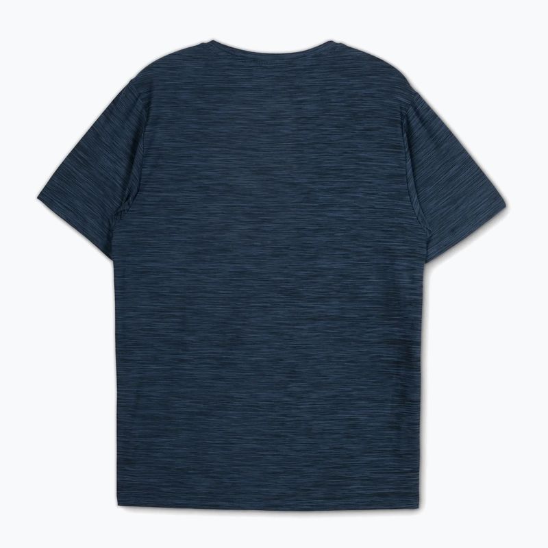 Herren Pitbull Small Logo Casual Sport T-shirt navy melange 5