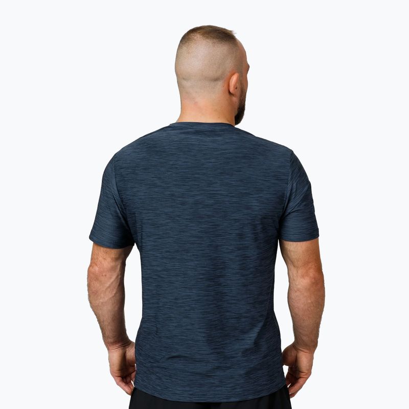 Herren Pitbull Hilltop Casual Sport T-shirt navy melange 3