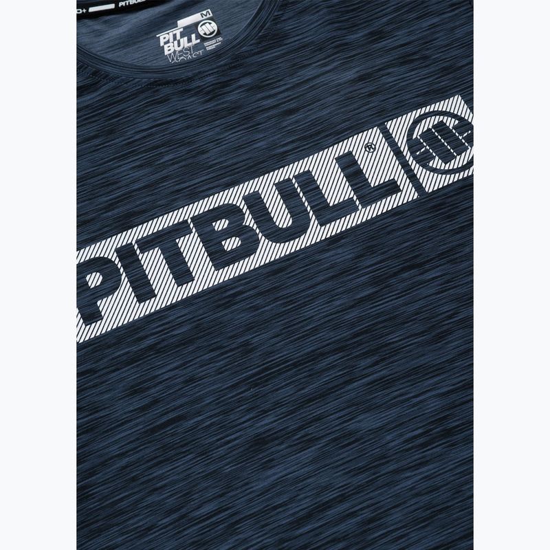 Herren Pitbull Hilltop Casual Sport T-shirt navy melange 7