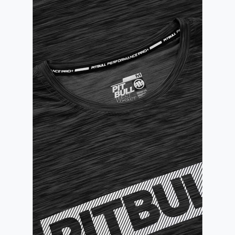 Pitbull Hilltop Casual Sport schwarz melange Herren-T-Shirt 6