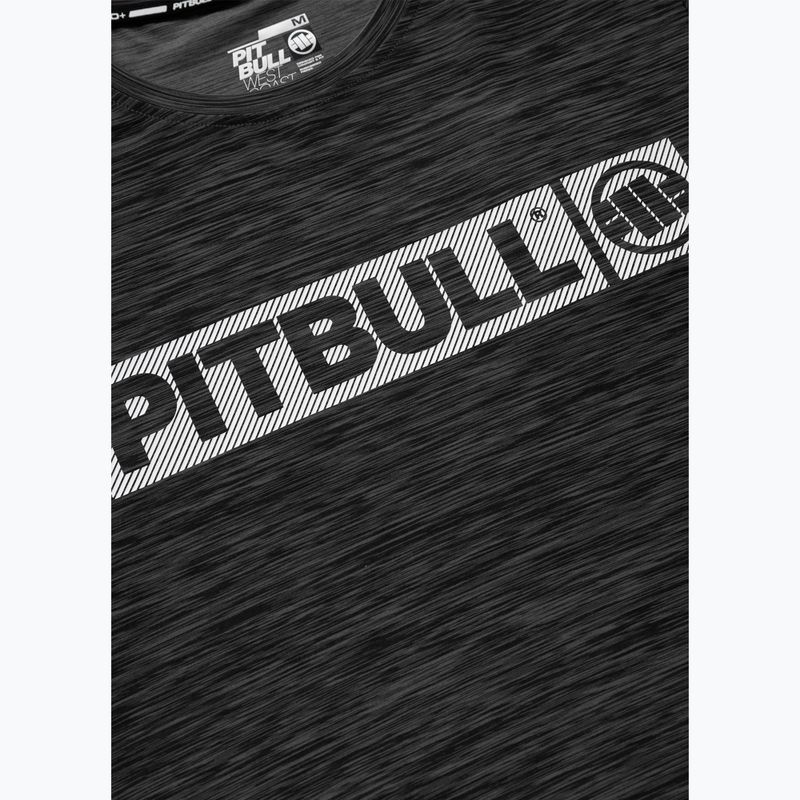 Pitbull Hilltop Casual Sport schwarz melange Herren-T-Shirt 7