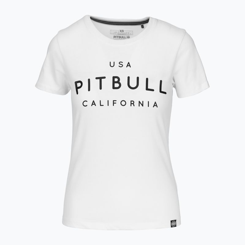 Shirt Damen Pitbull Usa Cal white
