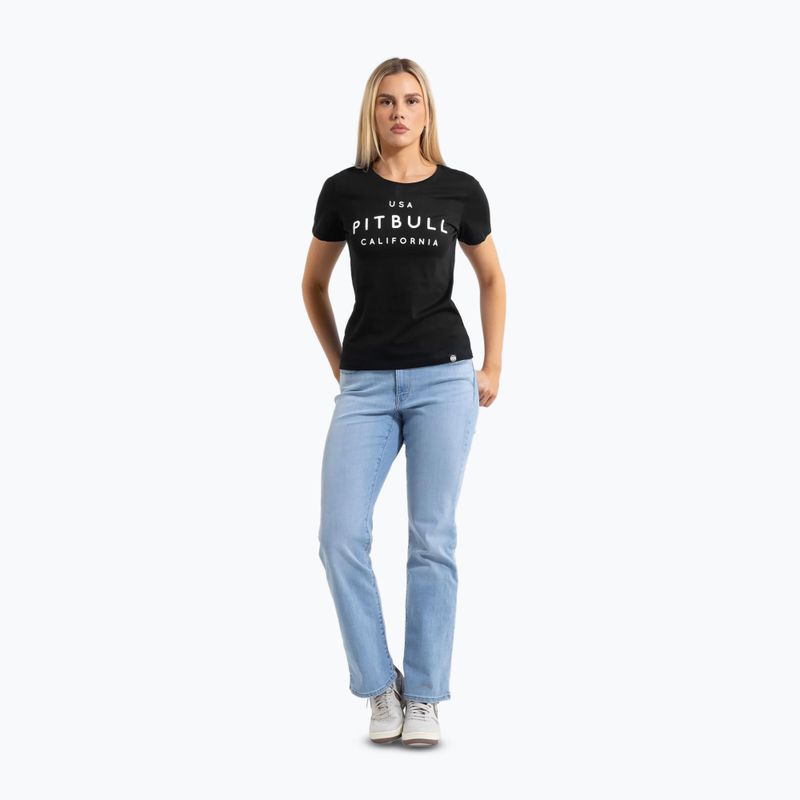 Shirt Damen Pitbull Usa Cal black 2