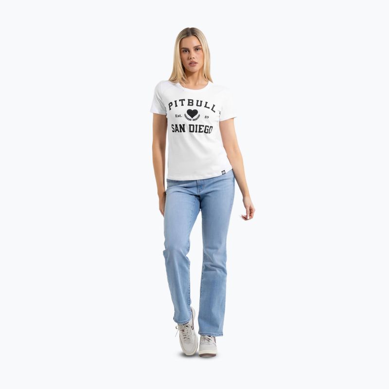Shirt Damen Pitbull Love PB white 2
