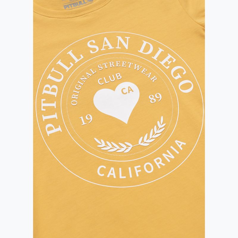 Shirt Damen Pitbull Heartie pale yellow 7