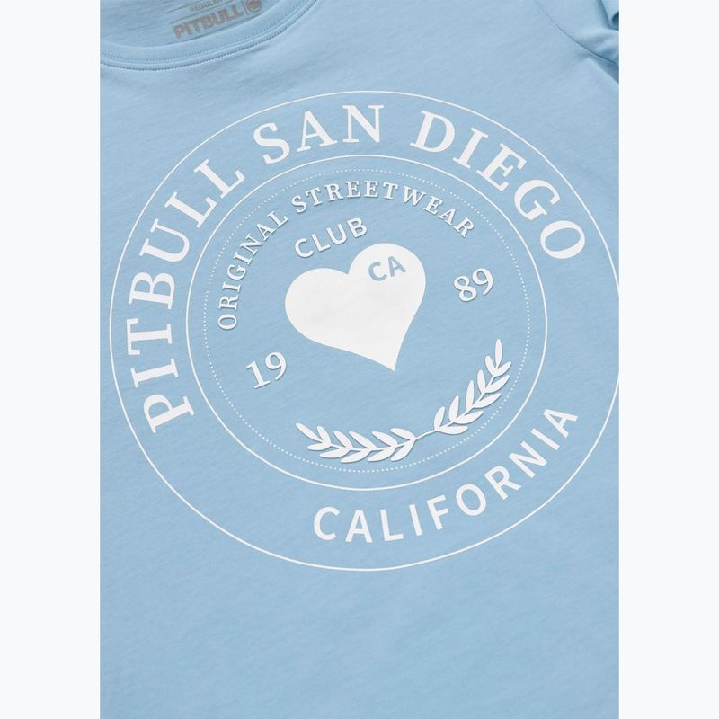 Shirt Damen Pitbull Heartie light blue 4