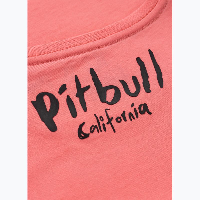 Shirt Damen Pitbull Watercolor coral 10