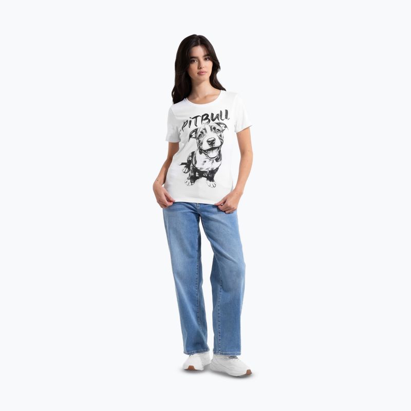 Shirt Damen Pitbull Puppy 2 white 2