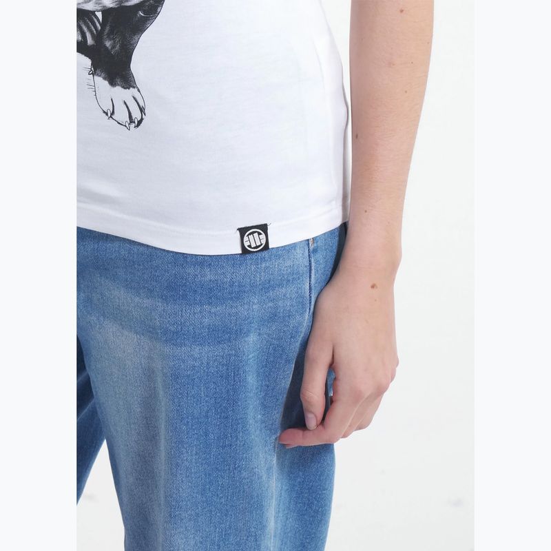 Shirt Damen Pitbull Puppy 2 white 4