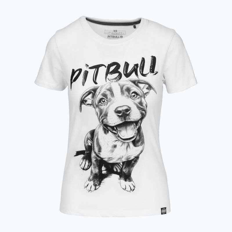 Shirt Damen Pitbull Puppy 2 white 5